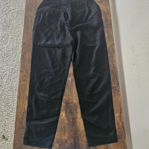 VETTA Black Dress Pants Straight-Leg Design